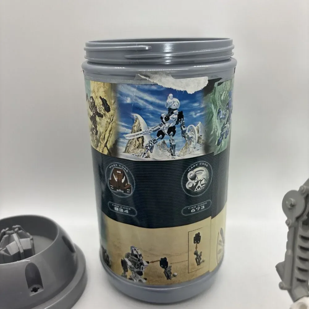 LEGO BIONICLE 8536 Kopaka Toa Mata 2001 Complete Set Canister